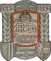 1932 250 Jahre Gründungsjubiläum IR 59 Erzherog Rainer - II